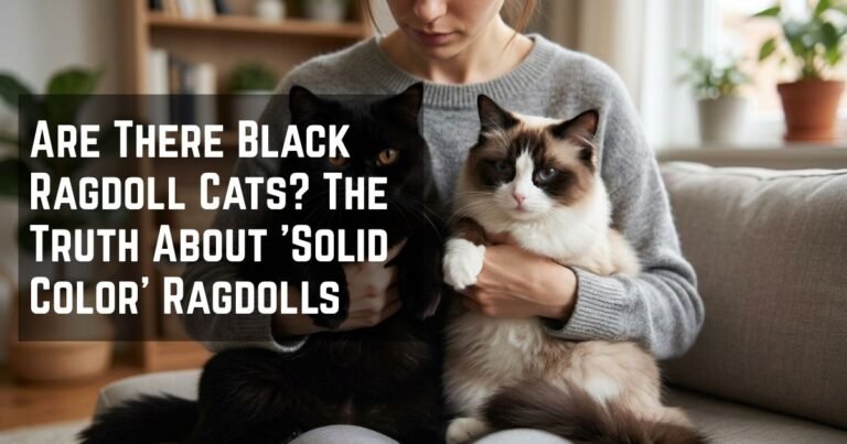 black ragdoll cat